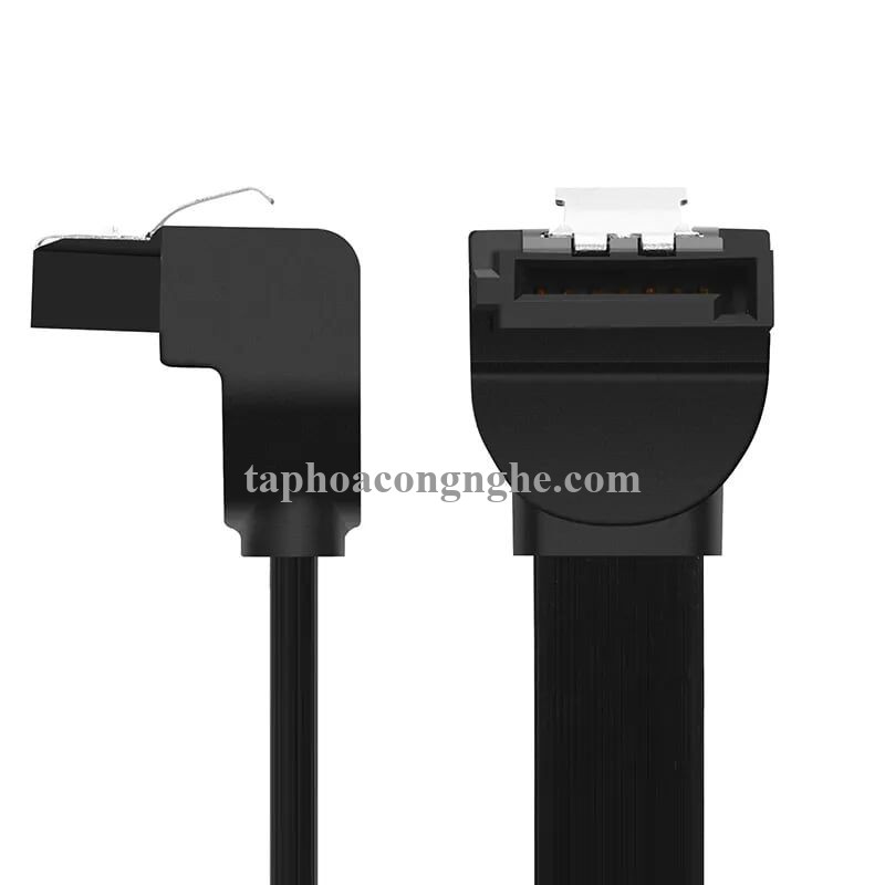 Ugreen 30797 0.5M màu Đen Cáp truyền dữ liệu SATA 3.0 đầu gập 90 độ cao cấp US217 30030797